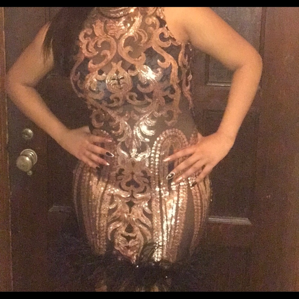 Rose gold birthday dress!!!